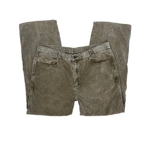 90s Vintage Brown Corduroy Pants